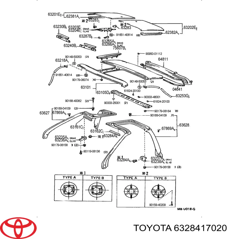 6328417020 Toyota 