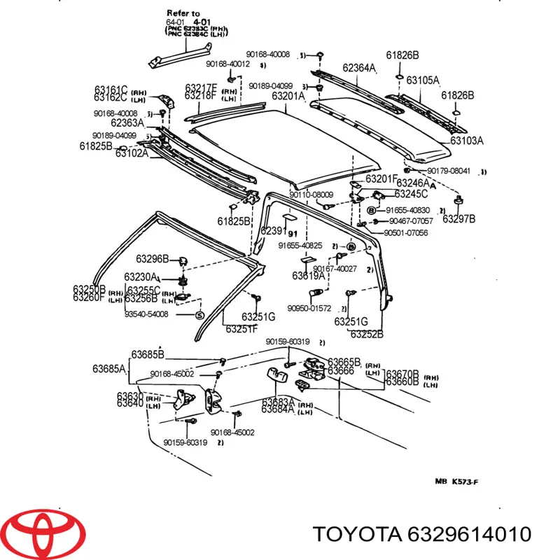 6329614010 Toyota 