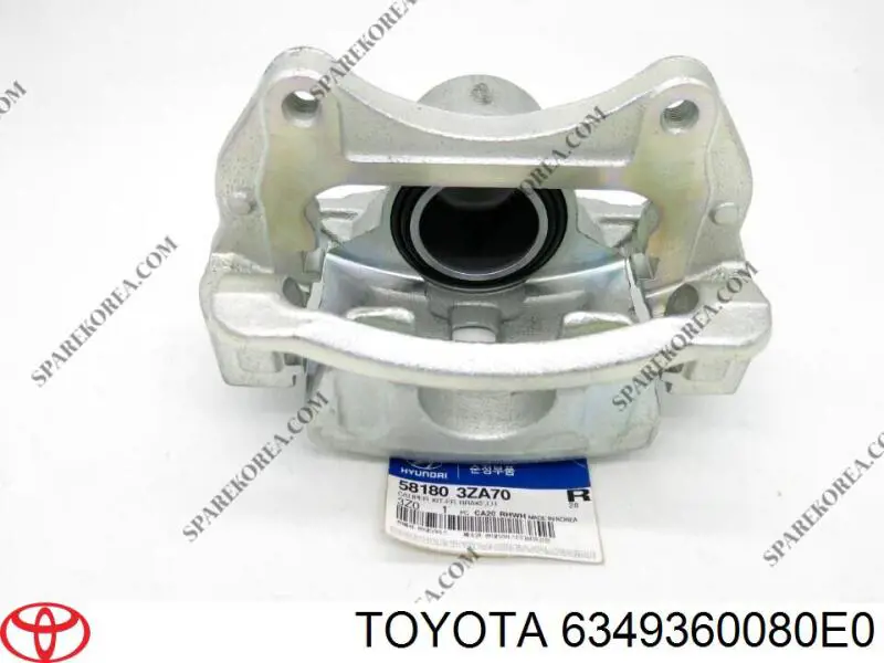 6349360080E0 Toyota Заглушка рельсы (рейлинга) багажника крыши задняя правая