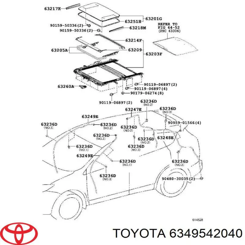 6349542040 Toyota 