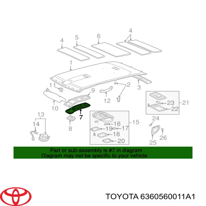  6360560011A1 Toyota