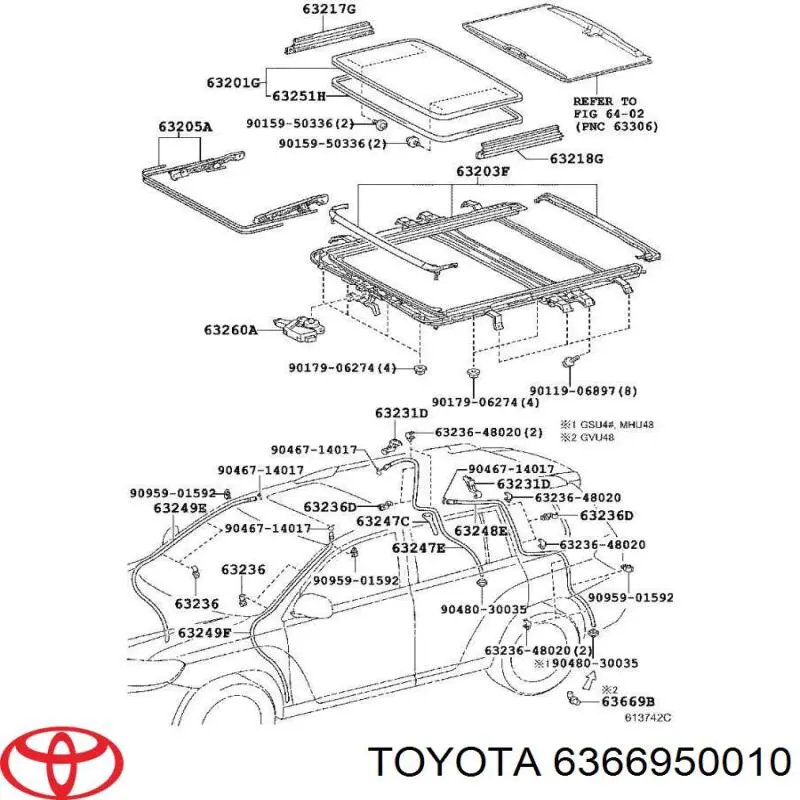  6366950010 Toyota