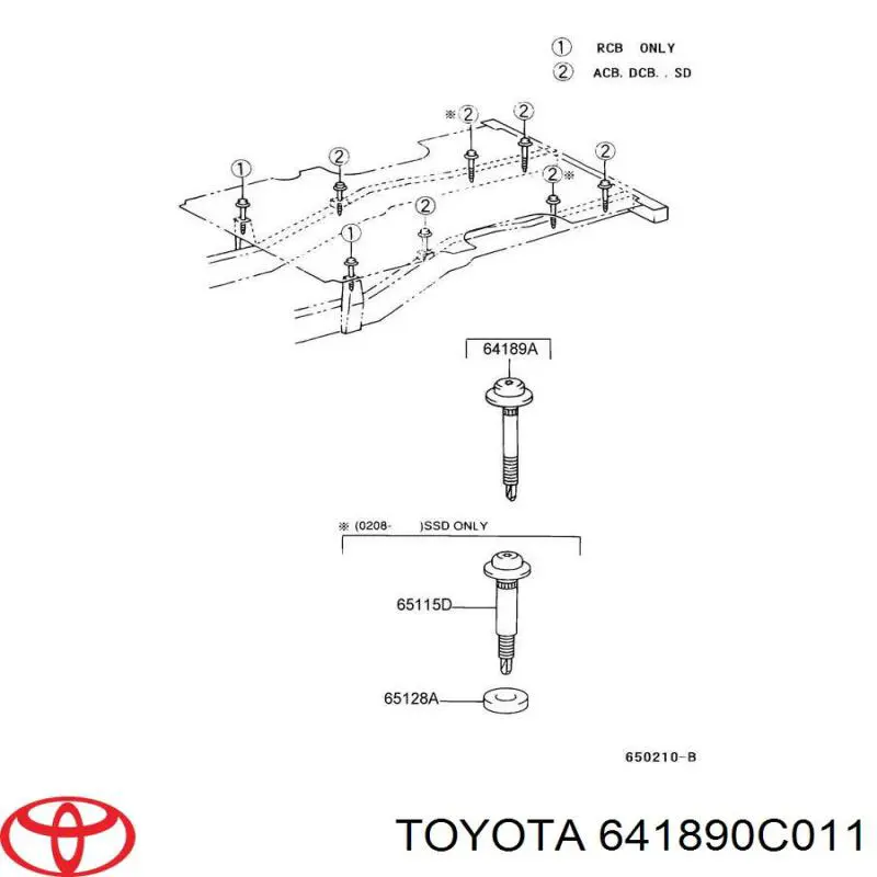 641890C011 Toyota 