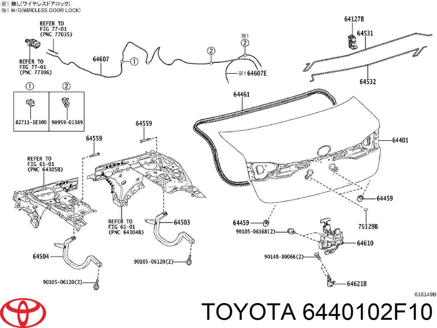  6440102F10 Toyota