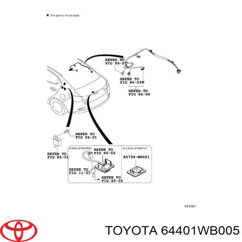 64401WB005 Toyota 