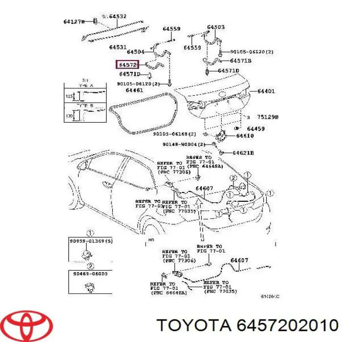 6457202010 Toyota 