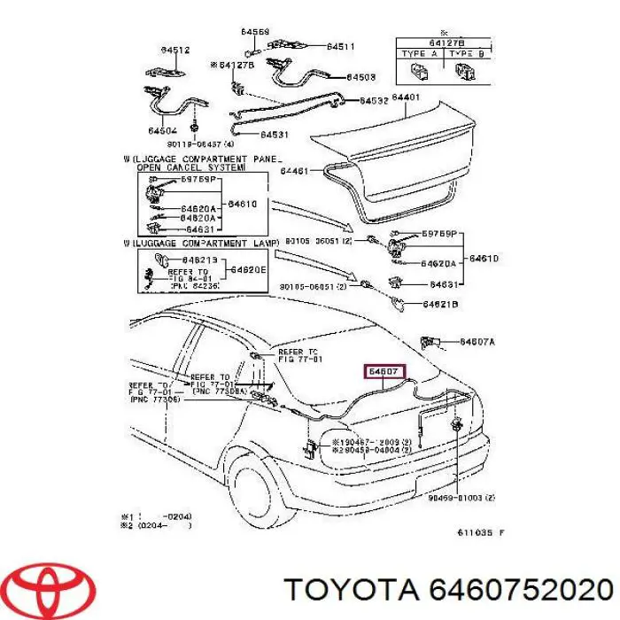  6460752020 Toyota