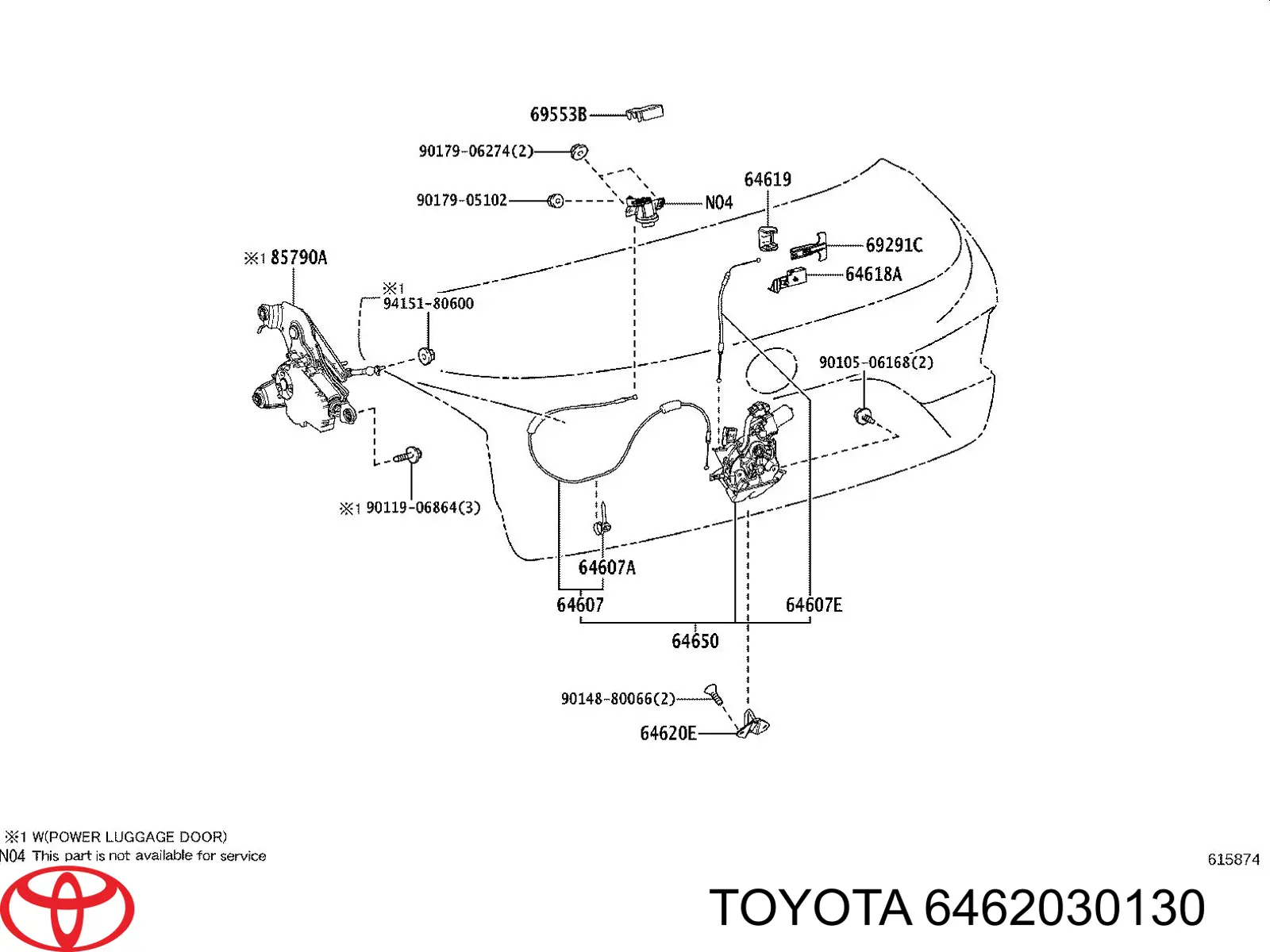  Toyota 6462030130 цена, от 13.55 USD