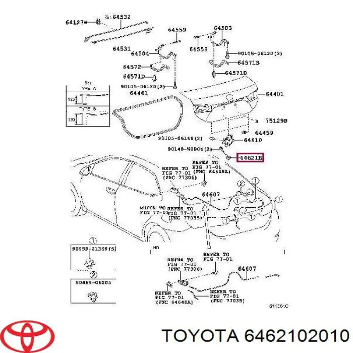 6462102010 Toyota 