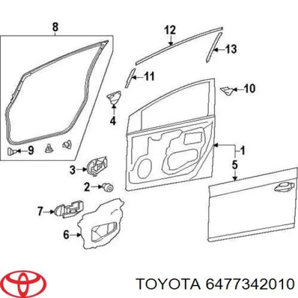 6477342010 Toyota 