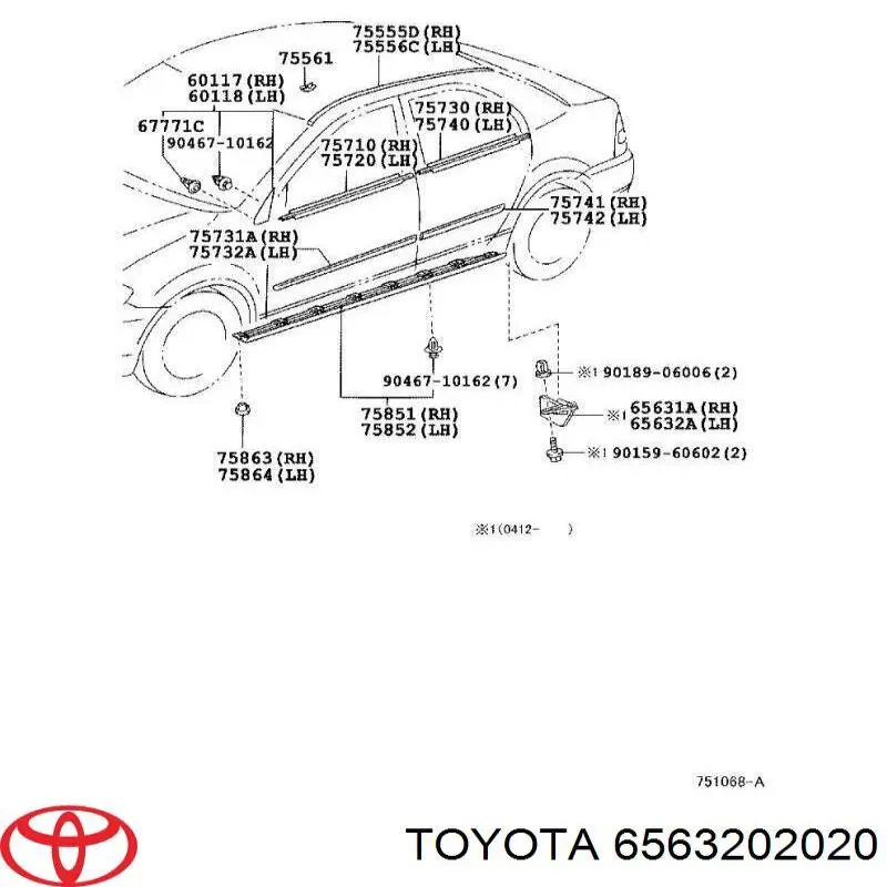  6563202020 Toyota