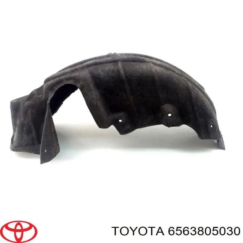 6563805030 Toyota guarda-barras do pára-lama traseiro esquerdo