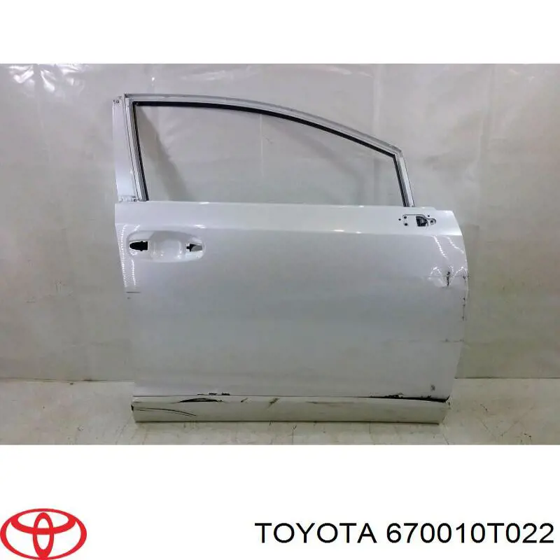 Пассажирская передняя дверь Toyota 670010T022