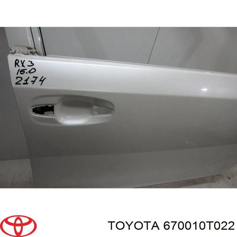 670010T022 Toyota Дверь передняя правая