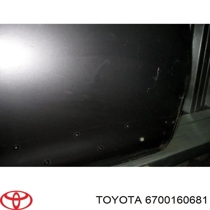 6700160681 Toyota Дверь передняя правая