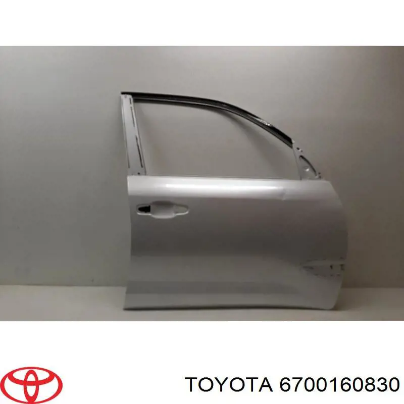 6700160830 Toyota porta dianteira direita