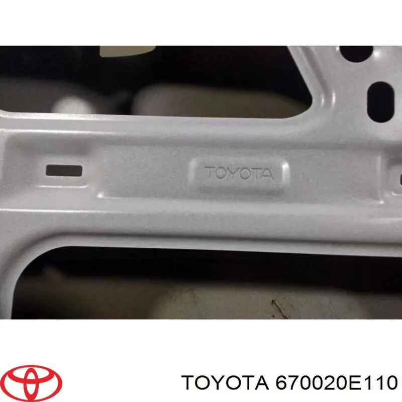 Передняя левая дверь Toyota 670020E110 цена, от 462.19 USD