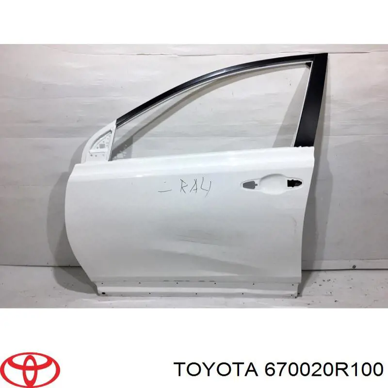 Передняя левая дверь Тойота Рав-4 4 (Toyota RAV4)