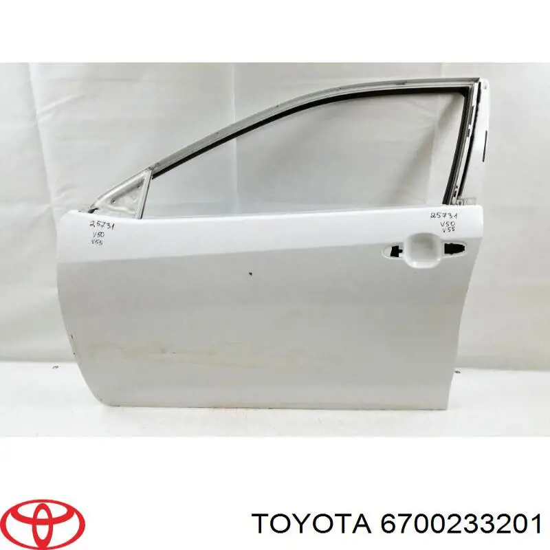 Porta dianteira esquerda para Toyota Camry VII V50