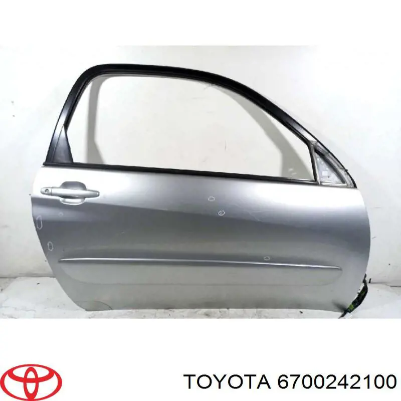 6700242100 Toyota porta dianteira esquerda