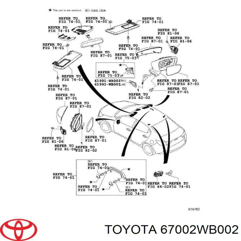  67002WB002 Toyota