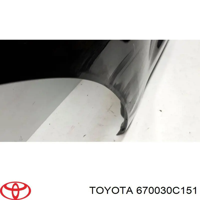 Дверь пассажирская задняя правая Toyota 670030C160 цена, от 632.73 USD