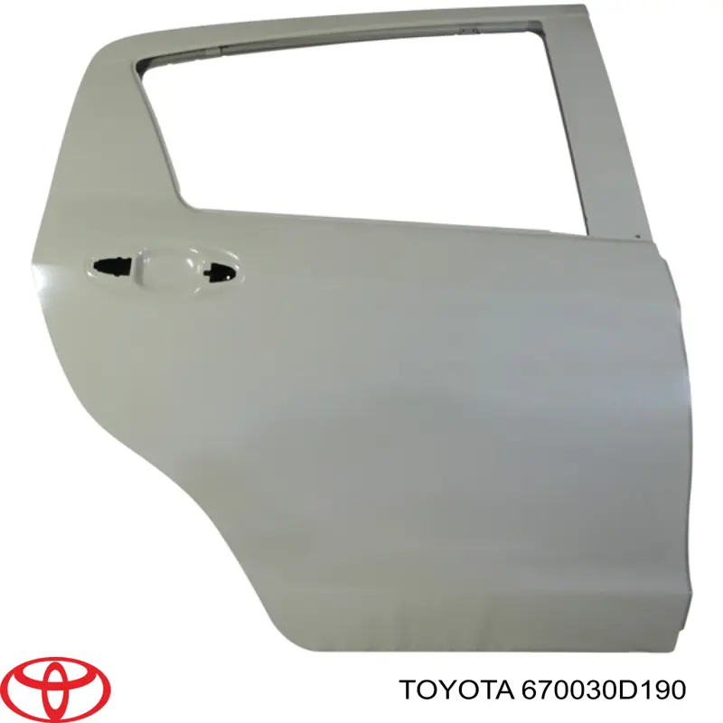 670030D190 Toyota porta traseira direita