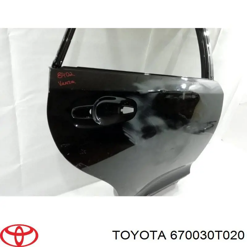 Дверь задняя, правая на Toyota Venza  AGV1, GGV1
