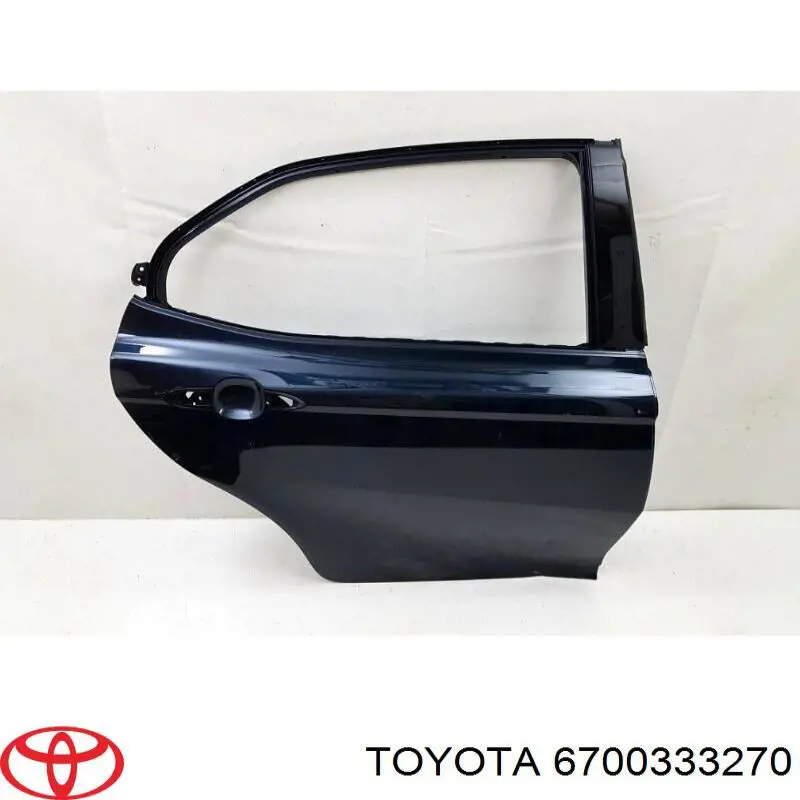 Задняя правая дверь Тойота Камри V70 (Toyota Camry)