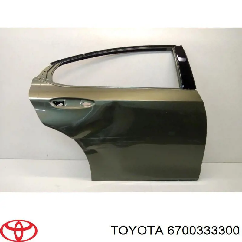 6700333300 Toyota Дверь задняя, правая