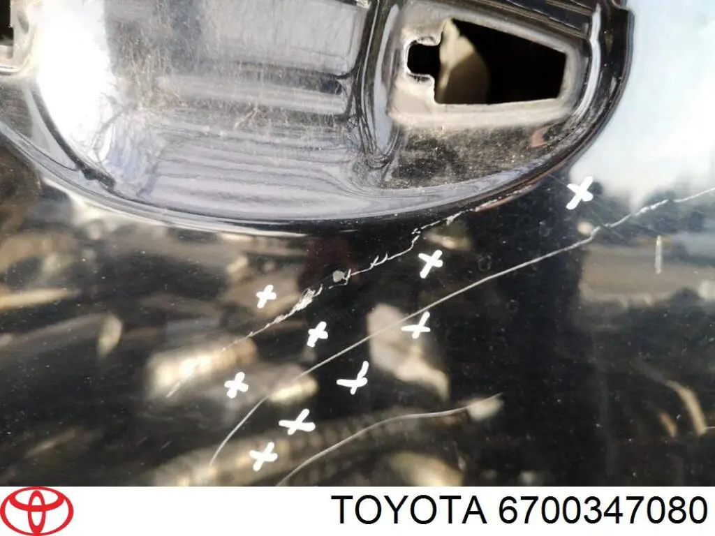 Porta traseira direita para Toyota Prius (ZVW30)