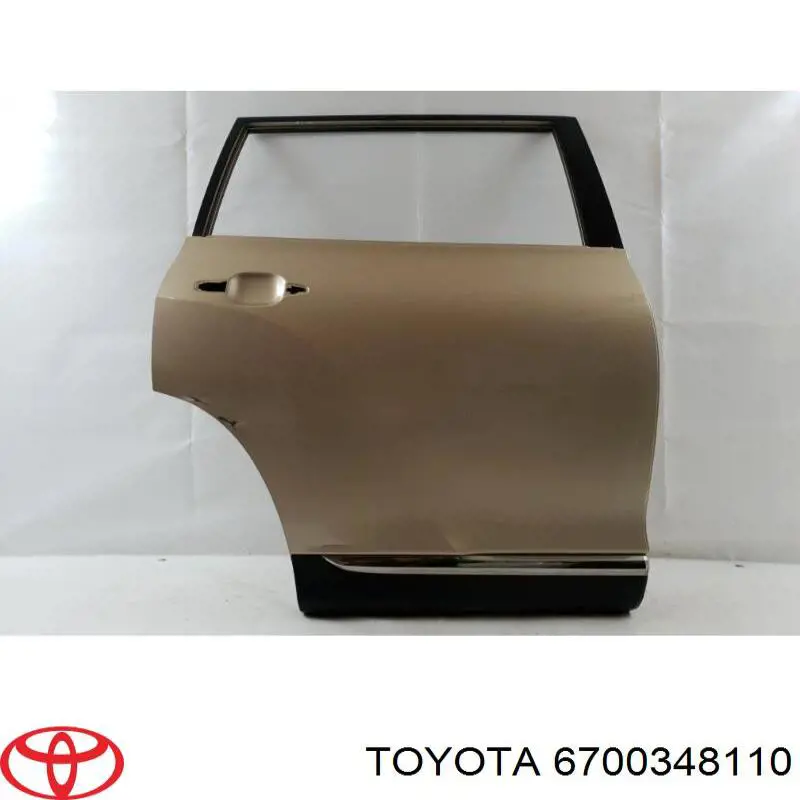 Дверь задняя правая 6700348110 Toyota