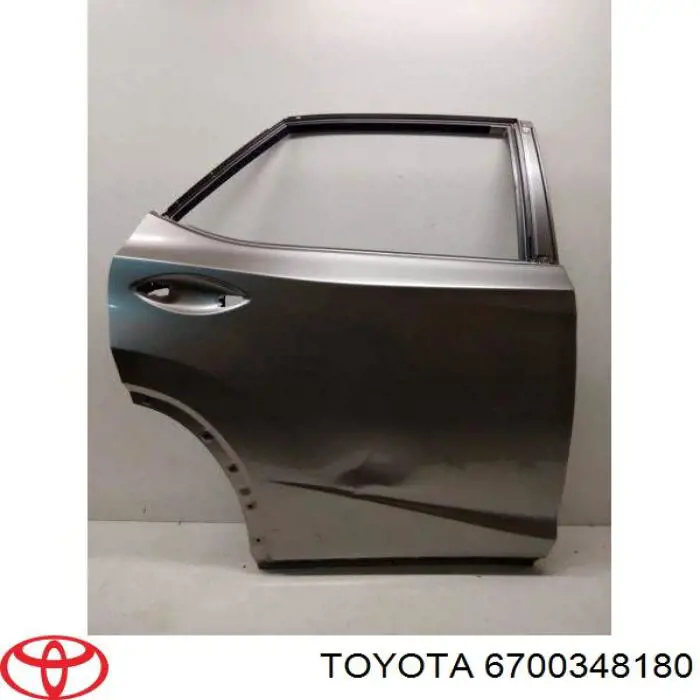 6700348180 Toyota porta traseira direita