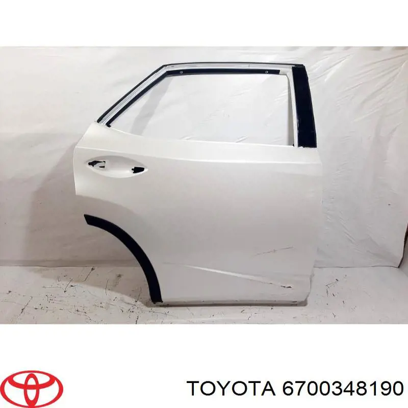 6700348190 Toyota porta traseira direita