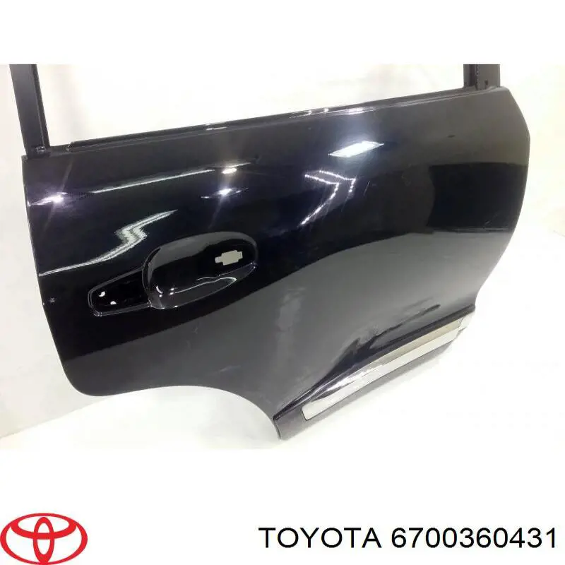 6700360431 Toyota porta traseira direita