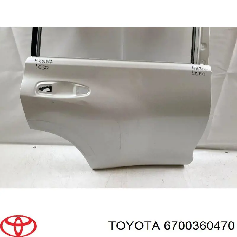 Купить 6700360470 Toyota Дверь задняя в сборе