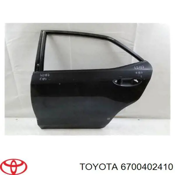 Porta traseira esquerda para Toyota Corolla (E18)