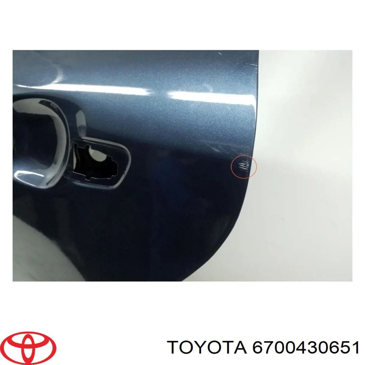 Дверь задняя, левая Toyota 6700430651 цена, от  USD
