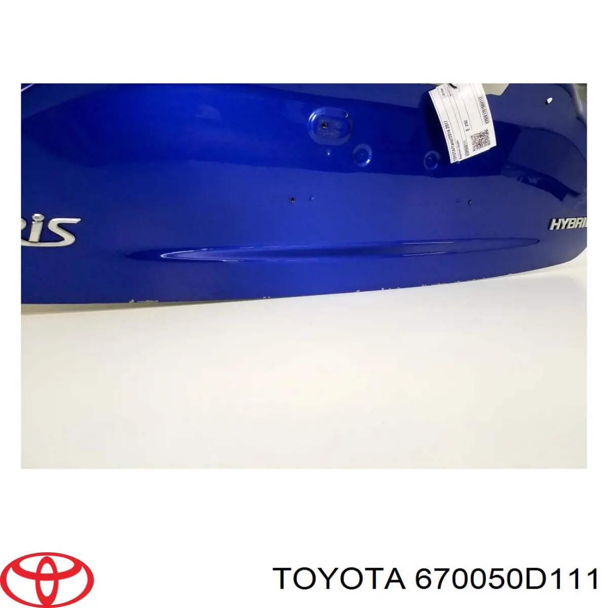 Porta traseira (3ª/5ª porta-malas (tampa de alcapão) para Toyota Yaris  P13