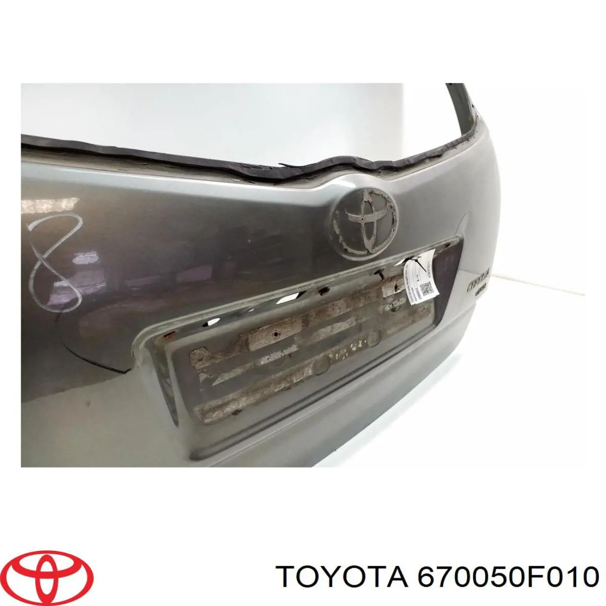 Дверь задняя (багажная 3/5-я (ляда) на Toyota Corolla VERSO 