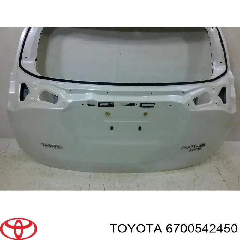 6700542450 Toyota porta traseira (3ª/5ª porta-malas (tampa de alcapão)