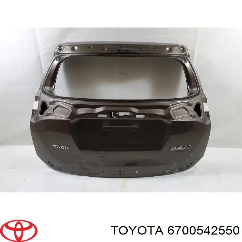 6700542550 Toyota porta traseira (3ª/5ª porta-malas (tampa de alcapão)