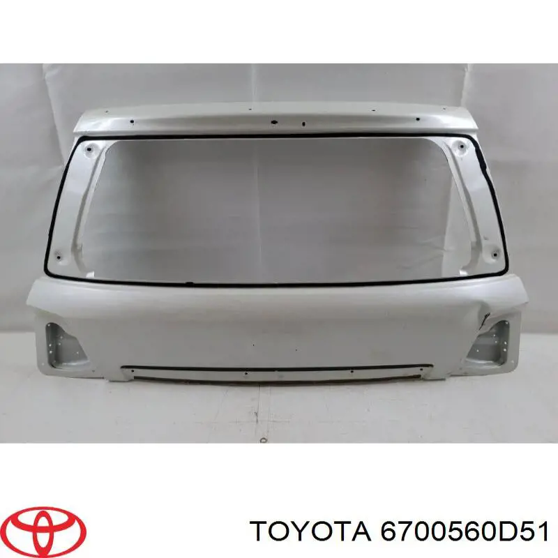 Дверь багажника Toyota Land Cruiser (J200) 07-15
