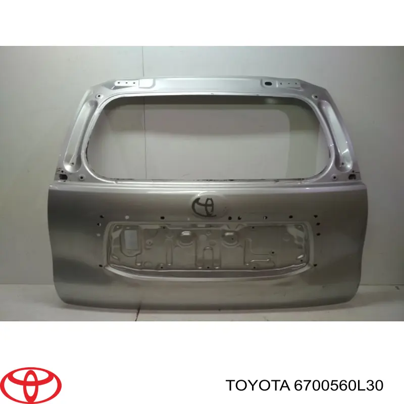 6700560L30 Toyota porta traseira (3ª/5ª porta-malas (tampa de alcapão)