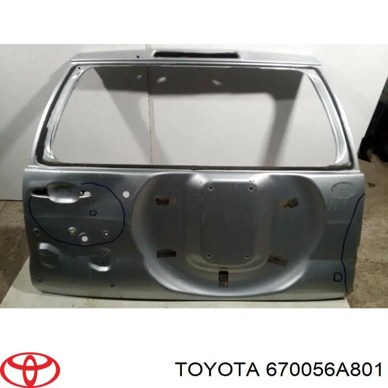 Пятая дверь Toyota 670056A801 цена, от 361.88 USD
