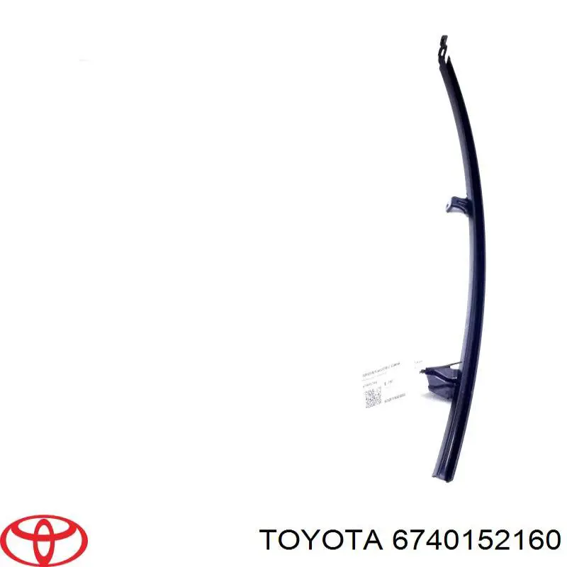 Guia de vidro de quadro da porta dianteira direita para Toyota Yaris (P13)