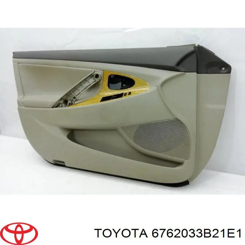 6762033B21E1 Toyota обшивка (облицовка внутренняя двери передней левой)