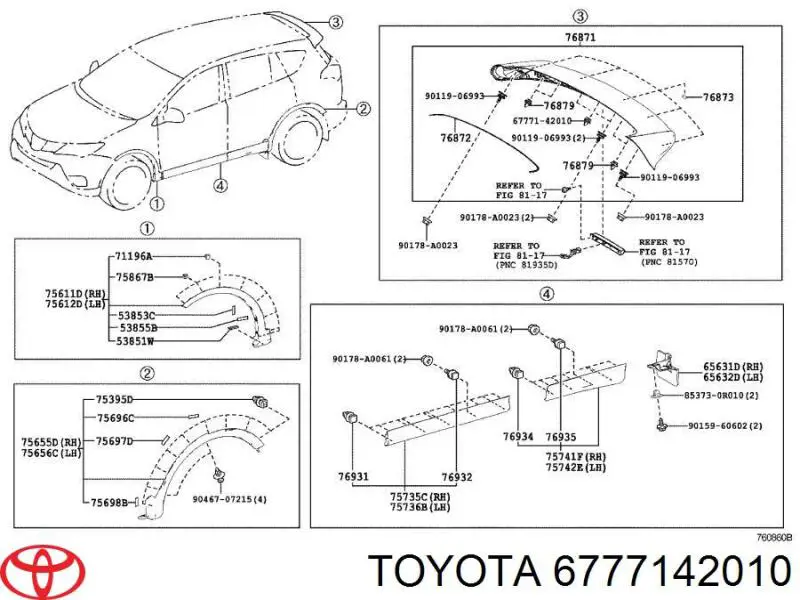  6777142010 Toyota