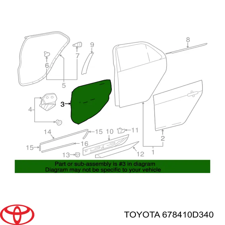 678410D340 Toyota 