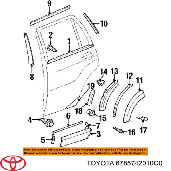 6785742010C0 Toyota 